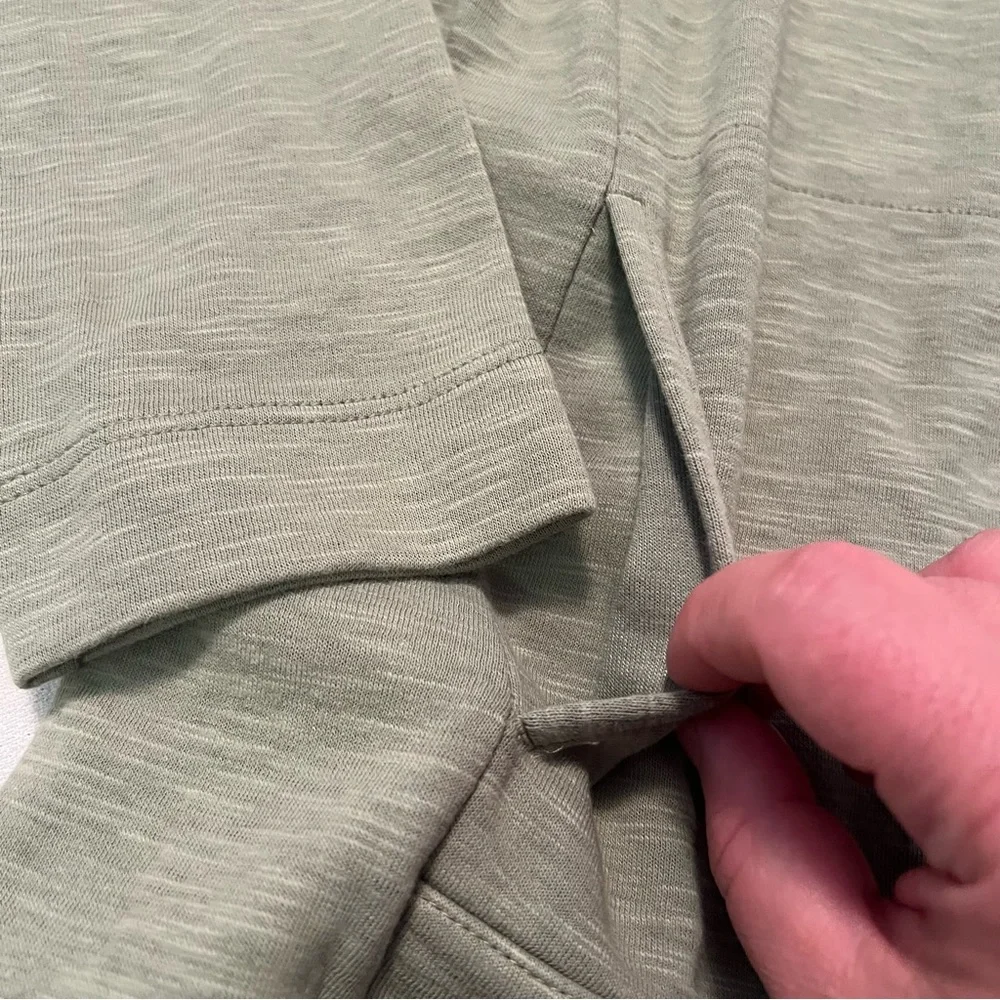 - J. Jill cotton blend pullover sweatshirt kangaroo pockets. - Picture 6 of 14